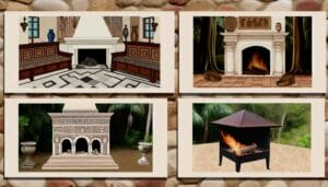ancient civilizations captivating fireplace designs