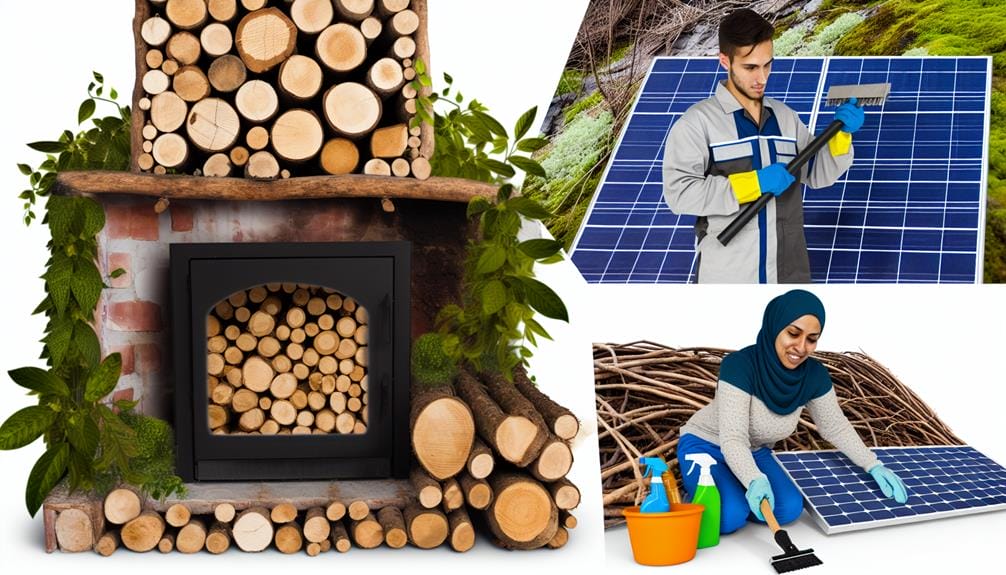eco friendly fireplace installation and maintenance