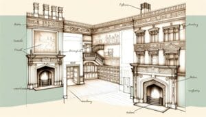 influence of fireplaces on historical architecture