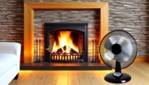 optimizing fireplace heat distribution