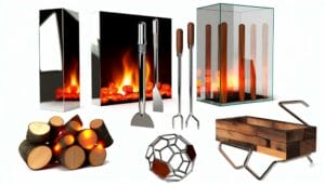 premium modern fireplace accessories